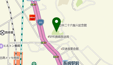 西坂公園の地図画像