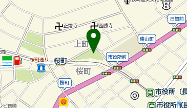 桜町公園の地図画像