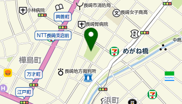 中央公園の地図画像