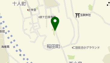 仁田中央公園の地図画像
