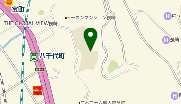 西坂小学校の地図画像