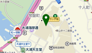 梅香崎中学校の地図画像