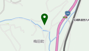 梅田公園の地図画像