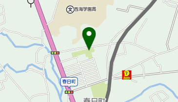 春日公園の地図画像