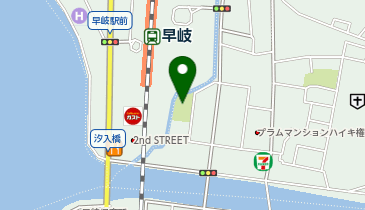 権常寺公園の地図画像
