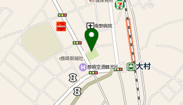 駅前公園の地図画像