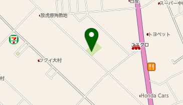 慰霊塔公園の地図画像
