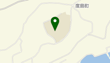 度島小中学校グラウンドの地図画像