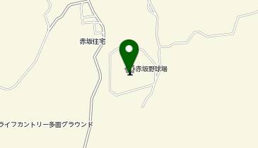平戸市総合運動公園「ライフカントリー」赤坂野球場の地図画像