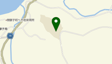 根獅子小学校グラウンドの地図画像