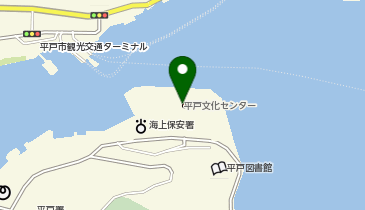 平戸文化センターの地図画像