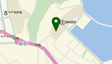 長崎県立猶興館高等学校体育館の地図画像