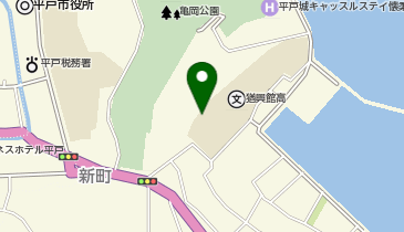 長崎県立猶興館高等学校武道場の地図画像