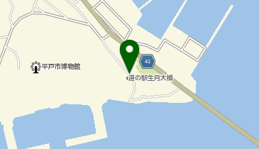 平戸市生月大橋公園の地図画像