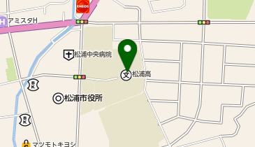 松浦高等学校の地図画像