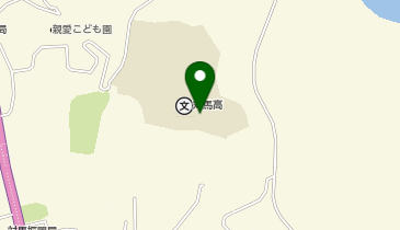 対馬高等学校の地図画像