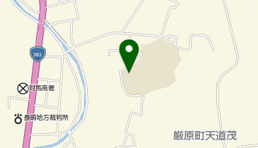 厳原小学校体育館の地図画像
