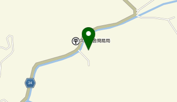 久根へき地保健福祉館の地図画像