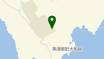 大船越中学校体育館の地図画像