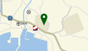 豆酘小学校体育館の地図画像