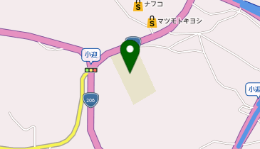 西彼北小学校運動場の地図画像