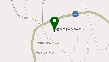西海スポーツガーデン体育館の地図画像