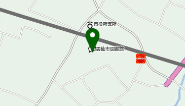 国見町文化会館(まほろば)の地図画像