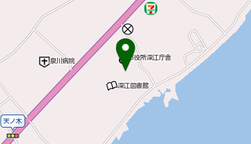 深江公民館の地図画像