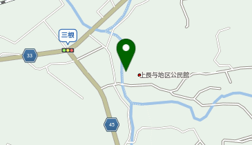 上長与体育館の地図画像