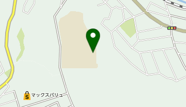 長与第二中学校体育館の地図画像