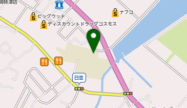 時津北小学校体育館の地図画像