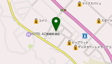 時津町北部コミュニティセンターの地図画像