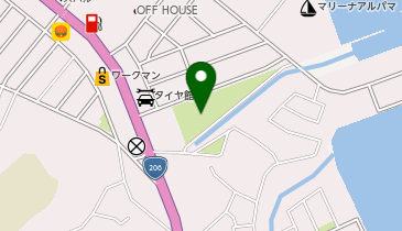 鏡島公園の地図画像