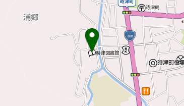 時津図書館の地図画像