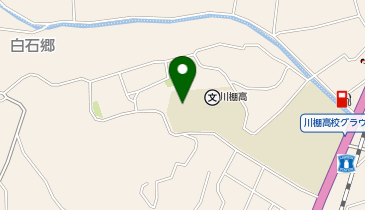 県立川棚高等学校体育館の地図画像