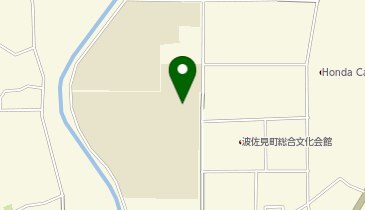 中学校体育館の地図画像