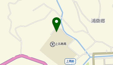 上五島高校体育館の地図画像