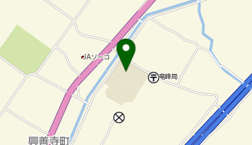 八代市立龍峯小学校の地図画像