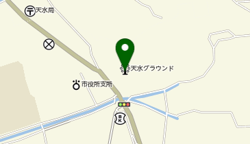 天水グラウンドの地図画像
