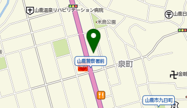 山鹿バスセンター(待合室)の地図画像