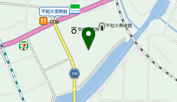 不知火体育館の地図画像