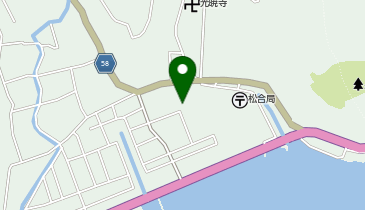 松合体育館の地図画像