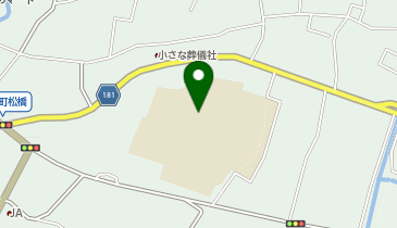 松橋中学校体育館・武道館の地図画像