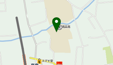 高森高等学校の地図画像