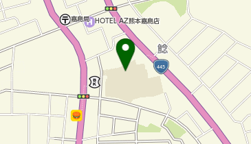 嘉島西小学校の地図画像