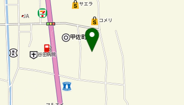 甲佐地区都市防災公園の地図画像