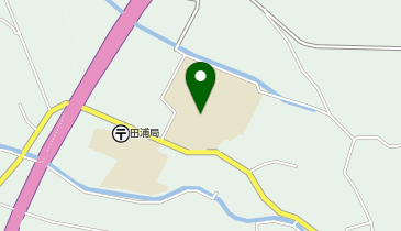 田浦中学校(校舎、体育館)の地図画像