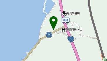 海浦地区公民館の地図画像