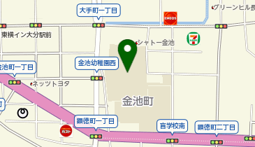 金池小学校の地図画像