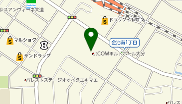 J:COM ホルトホール大分の地図画像